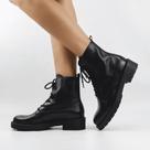 Bota Coturno Couro