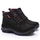 Bota Coturno Couro Tratorado Feminina com Costura Reforçada e Cadarço Bota Coturno Couro Tratorado Feminina com Costura Reforçada e Cadarço