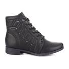 Bota Coturno Dakota Feminina Salto Baixo Com Cadarço Original