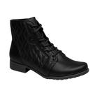 Bota Coturno Dakota Matelassê Cano Baixo Feminino D2181 Pret