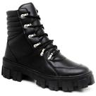 Bota Coturno Ec Shoes Com Sola Tratorada Resistente Confortável E Elegante