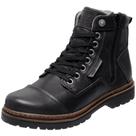 Bota Coturno em Couro 6017 Preto