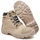 Bota Coturno Em Couro Masculino Confortavel Cano Medio