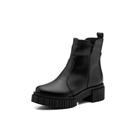Bota Coturno Em Couro Tratorada Pires Shoes De Calçar Confortável