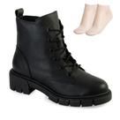 Bota Coturno Estilo Mix e Meia 2799