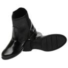 Bota Coturno Feminina Cano Curto Salto Baixo Com Elastico
