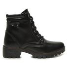 Bota Coturno Feminina Cano Médio Confortável Gel Bota Coturno Feminina Cano Médio Confortável Gel