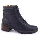 Bota Coturno Feminina couro Freeway Flora 3138 salto 4cm