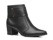 Bota Coturno Feminina Pegada Couro Cano Médio Salto Baixo Bota Coturno Feminina Pegada Couro Cano Médio Salto Baixo