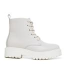 Bota Coturno Feminina Tratorada Com Cadarço Couro Bota Coturno Feminina Tratorada Com Cadarço Couro