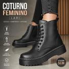 Bota Coturno Feminina Tratorada Plataforma Premium Tendência Inverno 2026 Bota Coturno Feminina Tratorada Plataforma Premium Tendência Inverno 2026