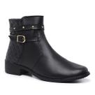 Bota Coturno Feminino Cano Baixo Basico Zíper Lateral Gmm Shoes Conforto Bota Coturno Feminino Cano Baixo Basico Zíper Lateral Gmm Shoes Conforto