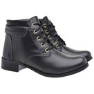 Bota Coturno Feminino Cano Curto Bota Coturno Feminino Cano Curto