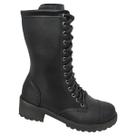 Bota Coturno Feminino Cano Médio Estilo Militar Moda Pé 1/6 Bota Coturno Feminino Cano Médio Estilo Militar Moda Pé 1/6