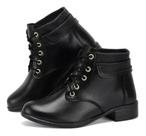 Bota Coturno Feminino Com Cadarcos Exclusiva Bota Coturno Feminino Com Cadarcos Exclusiva