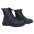 Bota Coturno Feminino com Solado Tratorado