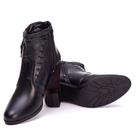 Bota Coturno Feminino Em Couro
