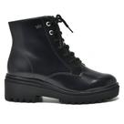 Bota Coturno Feminino Preto Via Marte 009-007-01