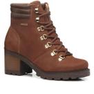Bota Coturno Feminino Tratorado Couro Salto Médio Lançamento
