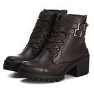 Bota Coturno Firenze em Couro Legitimo Leather