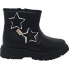 Bota Coturno Infantil Menina Casual Dia a Dia Passeio Escola com Brilho e Zíper Conforto Kidy 084-0106
