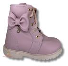 Bota Coturno Infantil Meninas - Várias Cores