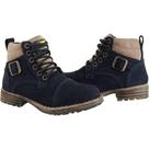 Bota Coturno Infantil Menino Couro Macia Casual Conforto