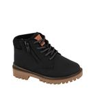 Bota Coturno Infantil Menino Detalhes Molekinho 2144.240 - Preto - 24 Bota Coturno Infantil Menino Detalhes Molekinho 2144.240 - Preto - 24