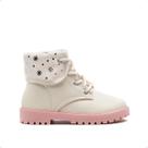 Bota coturno infantil molekinha flocos