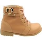 Bota Coturno Infantil Street Cal Aplique Coração Menina