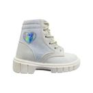 Bota Coturno Infantil ViaVip 5600 com Glitter e Coração