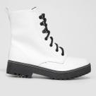 Bota Coturno Look Fashion Tratorada Feminina
