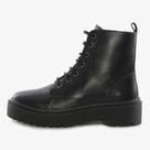 Bota Coturno Macia Confortavel de luxo em Couro