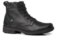 Bota Coturno Masc 181305-07 Marrom Couro Pegada 97037