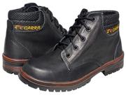 Bota Coturno Masculina Couro Cano Médio Sapato Casual Macio Confortavel