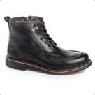 Bota Coturno Masculina Rafarillo Couro Aumenta Altura Lisa
