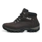 Bota Coturno Masculino Adventure Americano em Couro Marrom Polo Urban Bota Coturno Masculino Adventure Americano em Couro Marrom Polo Urban