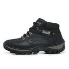 Bota Coturno Masculino Adventure Americano em Couro Preto Polo Urban Bota Coturno Masculino Adventure Americano em Couro Preto Polo Urban