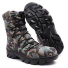 Bota Coturno Masculino Camuflado Trilha Floresta Militar