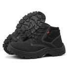 Bota Coturno Masculino Casual Confortável Preto