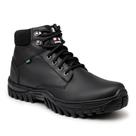 Bota coturno Masculino Couro Trilha Motoqueiro Militar Segurança 4001 Bota coturno Masculino Couro Trilha Motoqueiro Militar Segurança 4001