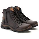 Bota Coturno Masculino Lenhador Em Couro 3545