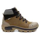 Bota Coturno Masculino Para Trilha Couro Legitimo + palmilha Gel Lançamento
