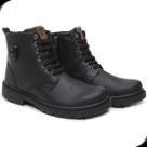 Bota Coturno Masculino Tratorado Moderno Preto Rovetto