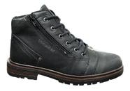 Bota Coturno Masculino Wonder Comfort Em Couro 3129 Bota Coturno Masculino Wonder Comfort Em Couro 3129