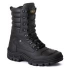 Bota Coturno Militar Motociclista Preta Masculino Feminino