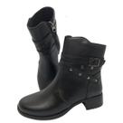 Bota Coturno Miss Shoes Preto