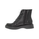 Bota coturno moleca c/ strass e zíper