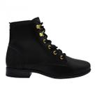 Bota Coturno Moleca Casual Feminina Preta 5335.107