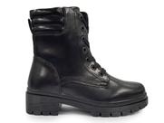 Bota Coturno Mooncity Cano Médio Salto Bloco Feminina 72285